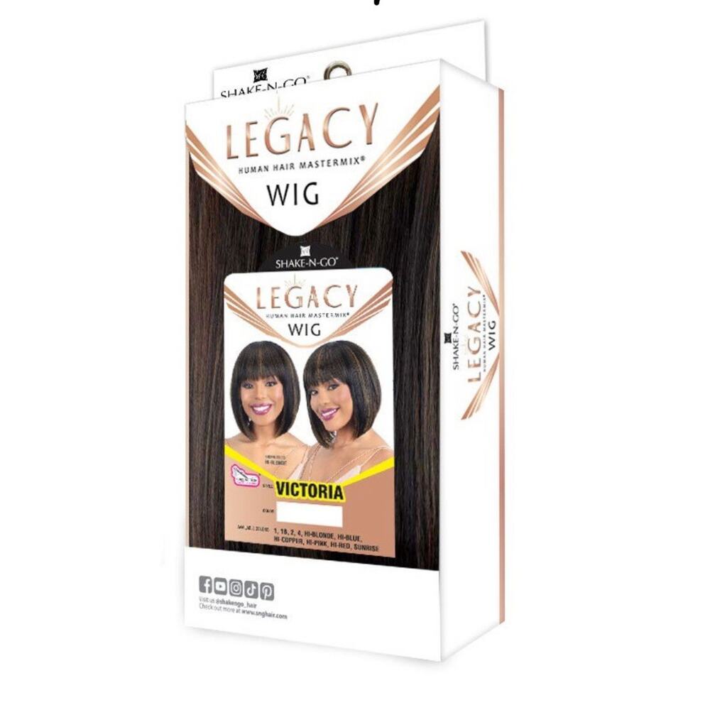 C22 SHAKE N GO LEGACY HUMAN HAIR BLEND WIG - VICTORIA